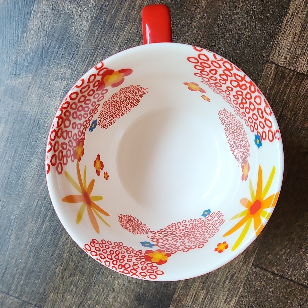 Starbucks red floral mug - Picture 2 of 4